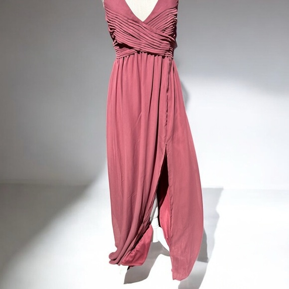 🌻Birdy Grey Laurie Chiffon Dress in Rosewood - Picture 5 of 12